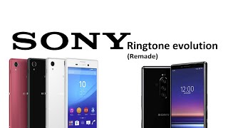 Sony Ringtone Evolution  Sony Ericsson to Xperia 20042024 [upl. by Sheridan]