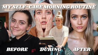 MY SELF CARE amp RESET MORNING ROUTINE  MY BEAUTY MAINTENANCE  AD  EmmasRectangle [upl. by Suiravaj]