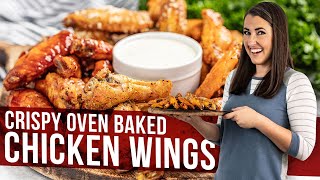 Crispy Oven Baked Chicken Wings [upl. by Donahoe565]