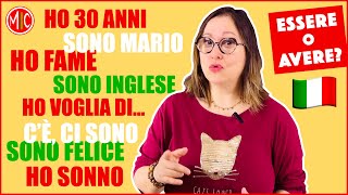 When to Use Essere or Avere in Italian  Learn Italian Vocabulary [upl. by Petronilla561]