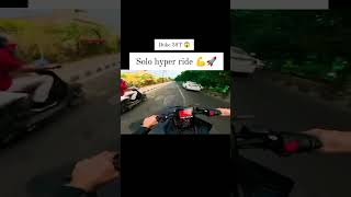 Solo hyper ride on duke 39T😱youtubeshorts duke390 virlshort new [upl. by Kimberli121]