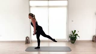 55 mins Athletic Pilates Mat with Anya All Levels [upl. by Nnalyrehc]