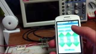 Dimmer Bluetooth conrolado por Android  16F84A [upl. by Eelyrag]