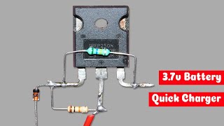 37v Liion Battery Quick Charging Circuit [upl. by Charity]