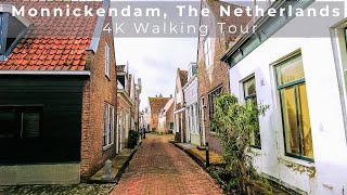 Monnickendam Netherlands  Relaxing 4K Walking Tour [upl. by Eyks]