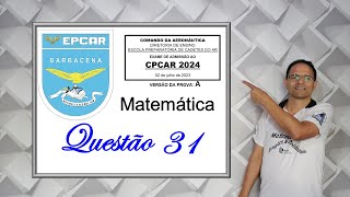 QUESTÃO 31 EPCAR 2024 Polinômios [upl. by Enialem]