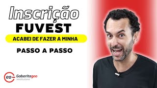 INSCRIÇÃO FUVEST 2023  PASSO A PASSO  ESCOLHI MEU CURSO [upl. by Acsecnarf]