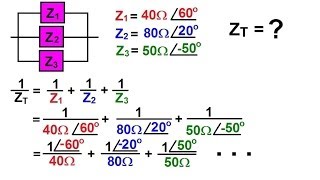 Physics 49 RCL Circuits 9 of 13 Impedance and 3 Parallel Branches [upl. by Bordie]