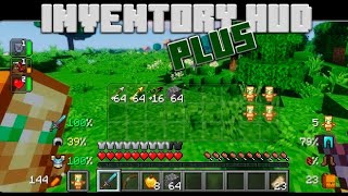 INVENTORY HUD PLUS Mod for MCPE 🔥🔥 [upl. by Namqul]