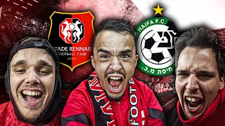 BUT EXCEPTIONNEL DANS CE MATCH DE LIGUE EUROPA  RENNES  MACCABI HAÏFA VLOG [upl. by Anahsat]