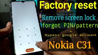 Factory Reset and FRP Bypass Nokia C31 [upl. by Dorcia6]