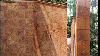 Laterite stone worknew methodgrinding polishing pointing [upl. by Demahom688]