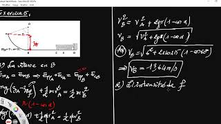 Correction Exercice 5 Energie Potentielle Energie Mécanique 1S [upl. by Remoh725]