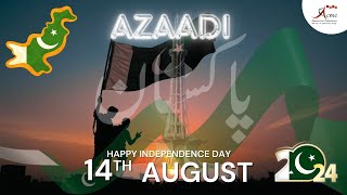 AZADI ANTHEM LATEST NATIONAL SONG 2024 PAKISTAN ZINDABAD  14 AUGUST INDEPENDENCE DAY TABLO [upl. by Wilinski684]