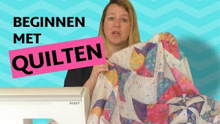 Quilten voor beginners  Hoe begin je met quilten [upl. by Anayd]