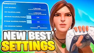 NEW BEST Controller Settings For Fortnite Chapter 5 PS4PS5XBOXPC [upl. by Castle]