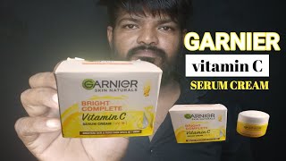 Garnier vitamin C complete bright serum cream review 2024  Garnier vitamin c serum cream sort video [upl. by Helsell]