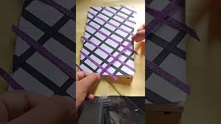 DIY Diary decoration 📕 idea turn boring diary into an interesting diary diy diarydecoration [upl. by Lathe868]