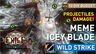 【10 Div FullUnique】MEME Icey Blade Wild Strike is prettygood Full DPS on projectiles 324 [upl. by Cappella228]