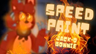 JackOBonnie  Fnaf speedpaint  Halloween 2024 [upl. by Ayahs]