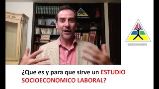 ¿Que es y para que sirve un estudio sociolaboral [upl. by Leisam538]