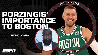 Kristaps Porzingis is the MOST IMPORTANT factor to Celtics hanging banner 18  Perk  SportsCenter [upl. by Costello]