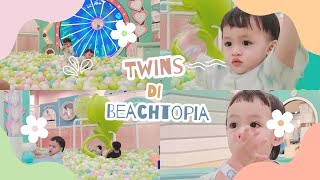 Vlog Twins Bermain Playground di Beachtopia  Lippo Mall Kuta [upl. by Anelrahc]