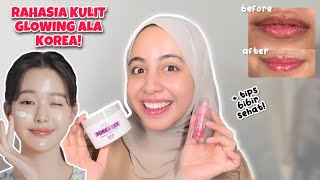 KULIT GLOWING amp BIBIR SEHAT ALA KOREA  barenbliss 2 in 1 clay mask amp lip serum review [upl. by Hobard]