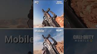 GROZA Assault Rifle in CoD Mobile VS Black Ops Cold War [upl. by Caresse]