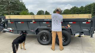 How to install Lamar Trailer Sideboards landscape landscape ridgid howto [upl. by Aznerol]