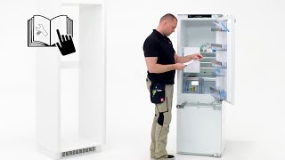 How to install your Electrolux door on door fridge  freezer [upl. by Birecree]