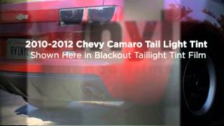 Tail Light Tint Kits  20102012 Chevrolet Camaro  Blackout Film [upl. by Enirak991]