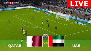 🔴 بث مباشر  قطر ضد الإمارات  مباراة كاملة في تصفيات كأس العالم 2026 في آسيا [upl. by Leahicm527]