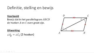 Definitie stelling en bewijs 3 VWO [upl. by Anaoj]