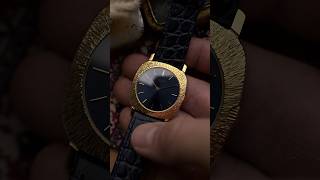 1980s bark finished Patek Philippe in 18k yellow gold Have you ever seen this piece watches [upl. by Dnalwor844]