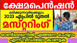 pension mustering ഓൺലൈനിൽ ചെയ്യാം [upl. by Dranyar]