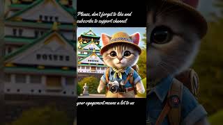 A kitten vitis to JAPAN cat kitten cute story funny art [upl. by Alejandrina]