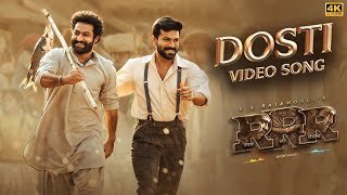 Dosti Full Video RRR  Amit Trivedi MM Kreem  NTR Ram Charan Ajay Devgn Alia  SS Rajamouli [upl. by Artinak]