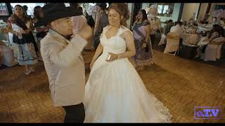 La Boda de “Olga y Jorge” El baile con TecnoBanda Sueños de Michoacán [upl. by Nhguaval729]