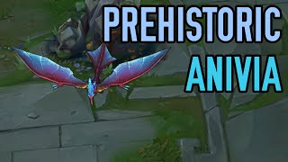 Prehistoric Anivia Skin Spotlight LoL Gameplay [upl. by Riannon]