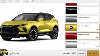 2024 Chevy Blazer Available Colors [upl. by Torbert]