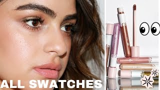 GLOSSIER LIDSTAR REVIEW  ALL 6 SWATCHES [upl. by Tj]