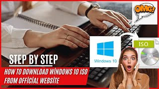 How to Download Windows 10 ISO File From Microsoft Officially Website in 2024 Version 22H2 [upl. by Marcy]