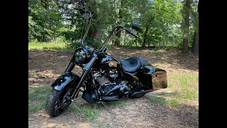 2021 Road King Special with 18quot Carlini Ape Hangers [upl. by Gunnar305]