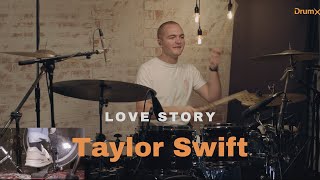 Drum Cover  Taylor Swift  Love Story [upl. by Akiam]