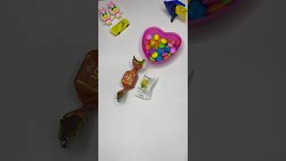 Chewy Candy 🍬With Chocolate Gems Popsicle shotrs youtubeshort shortsvideoviral [upl. by Gerek77]