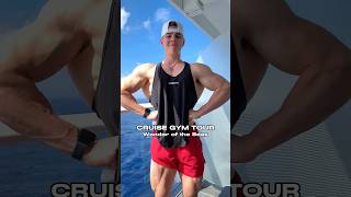 Cruise Ship Gym Tour RC Wonder of The Seas [upl. by Ekenna]