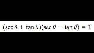 sec  tansec  tan  1 [upl. by Eseerehc]