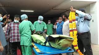 chukkaloki ekkinadu chakkanodu rip heartdonor ❤️ kiranbhupathi last journey 😭 kimsicon hospital [upl. by Rist]