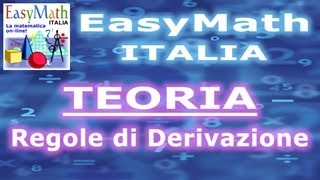 Regola di Derivazione della Funzione Esponenziale a Base Variabile  TEORIA 201304071957 a [upl. by Dnalyram]